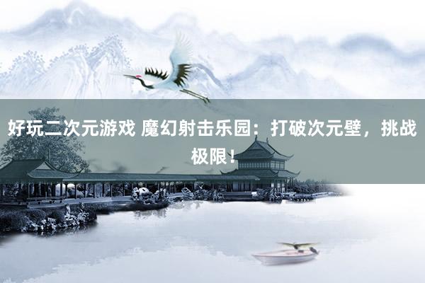 好玩二次元游戏 魔幻射击乐园：打破次元壁，挑战极限！