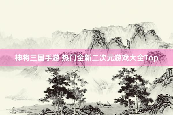 神将三国手游 热门全新二次元游戏大全Top