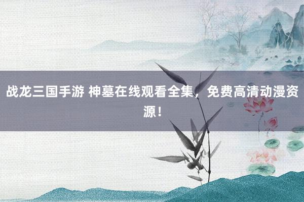 战龙三国手游 神墓在线观看全集，免费高清动漫资源！